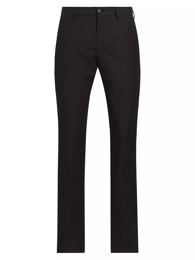 Slim-Fit Pinstriped Trousers Product Image