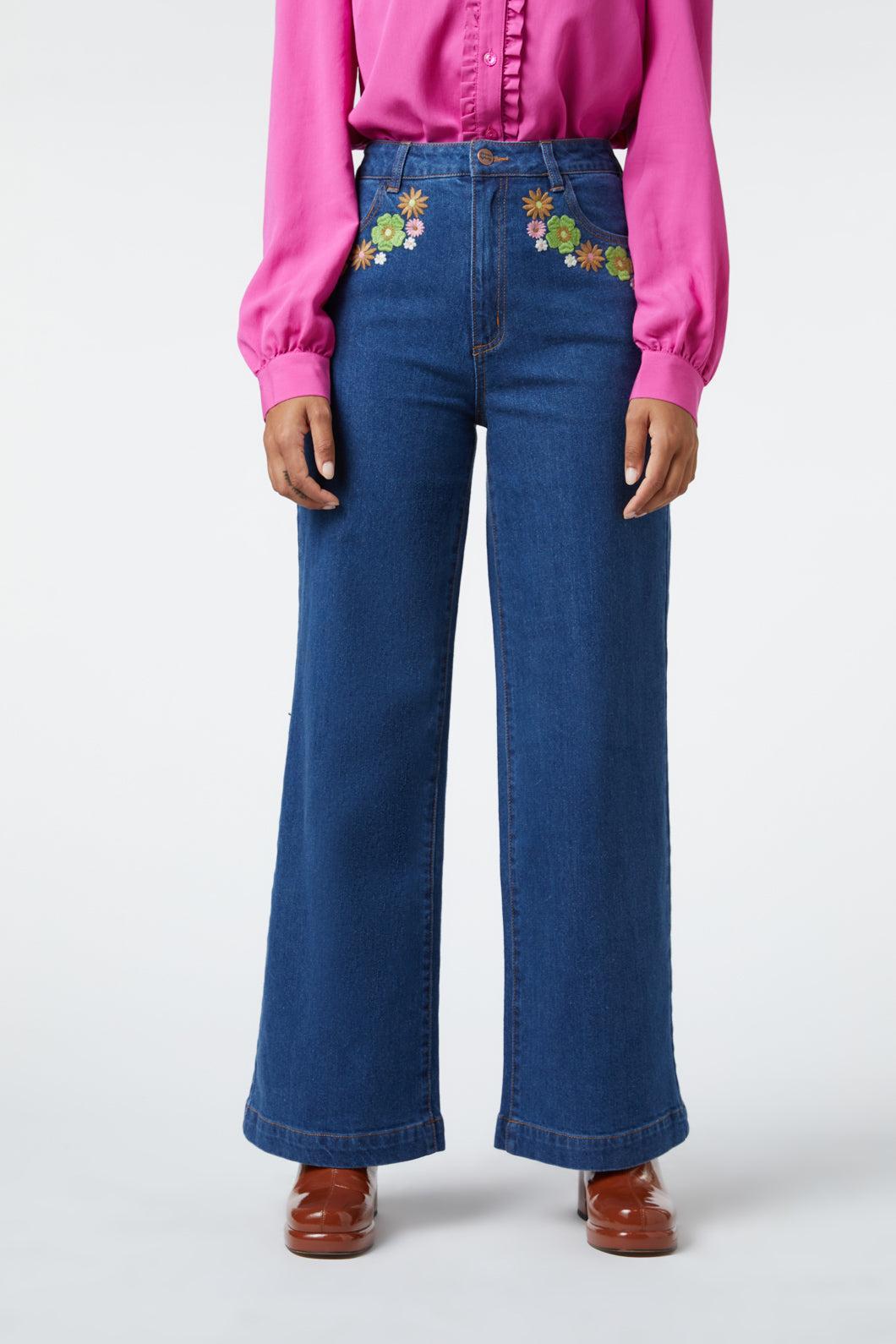 Bridgette Embroidered Jean Product Image