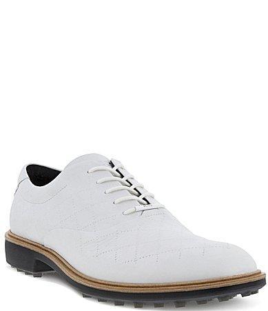 ECCO Mens Classic Hybrid Water-Repellent Leather Golf Shoes Product Image