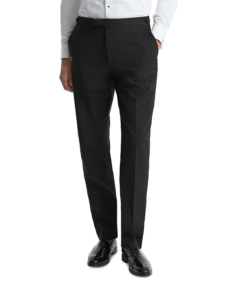 Mens Poker Wool-Blend Slim-Fit Pants Product Image