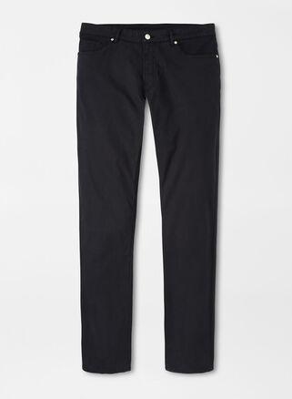 Peter Millar Mens Wayfare Five-Pocket Pant | Color: Washed Black | Size: 44 Product Image