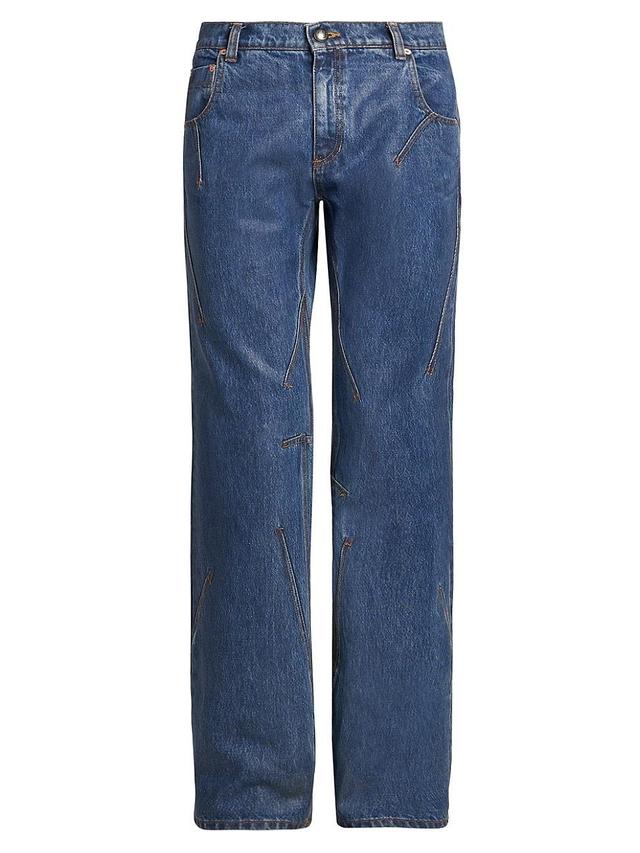 Mens Tripot Coated Flare Jeans Product Image