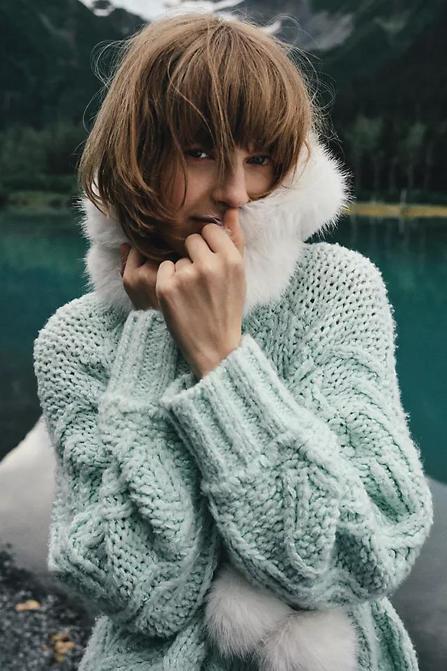 By Anthropologie Fisherman Sweater Product Image