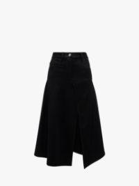 PATCHWORK A-LINE SKIRT in black | JW Anderson US  Product Image