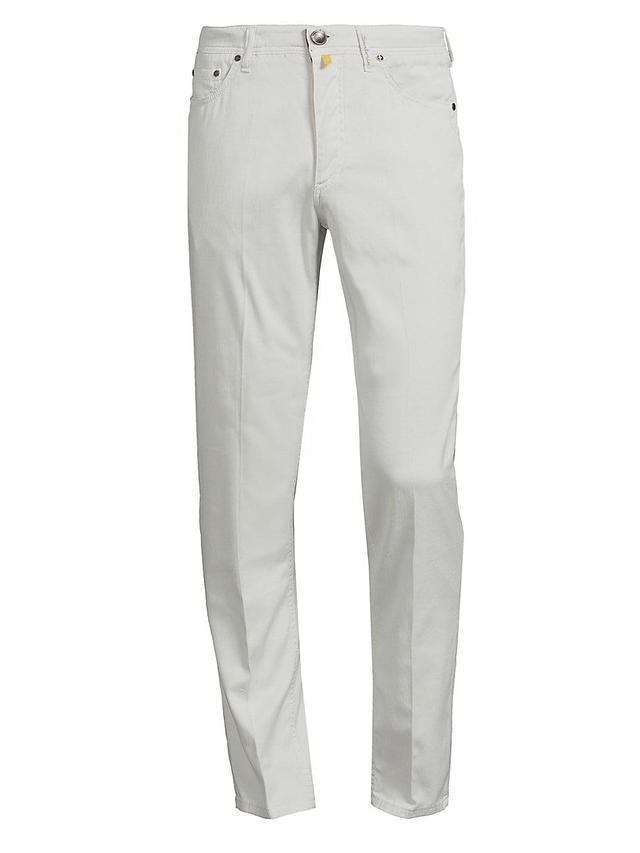 Mens Twill Slim-Straight Pants Product Image