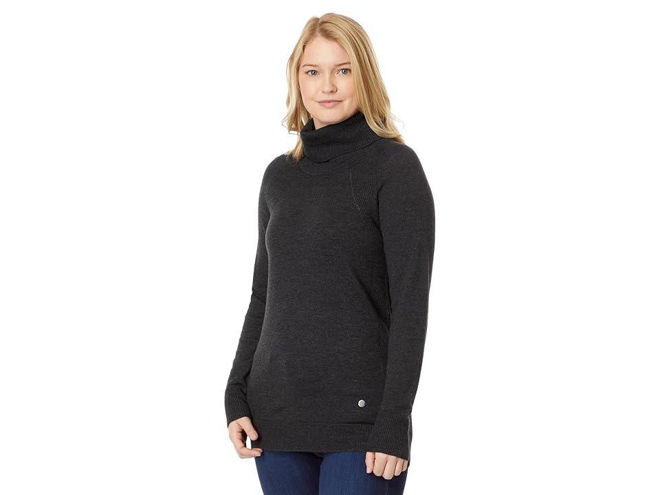 Royal Robbins Westlands Funnel Neck (Charcoal Heather) Women's Clothing product image