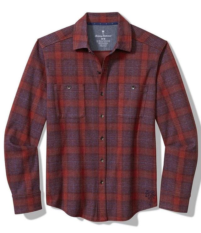 Tommy Bahama Big & Tall Fireside San Miguel Plaid Long Sleeve Shirt Product Image