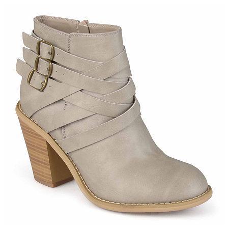 Journee Collection Wide Width Strap Wide Bootie | Womens | | | Boots | Bootie Product Image