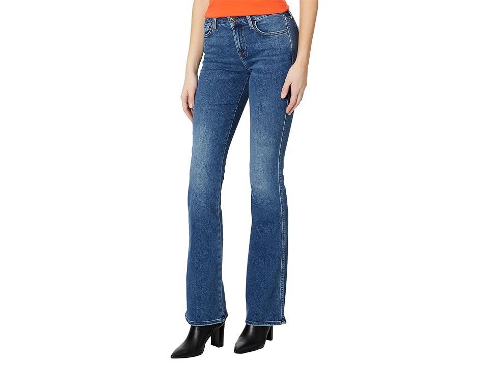 7 For All Mankind Kimmie Bootcut in Etienne - Blue. Size 34 (also in 24, 25, 26, 27, 28, 29, 30, 31, 32, 33). Product Image