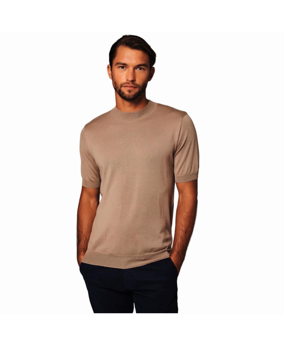 Bellemere New York Mens Bellemere Essential Cashmere-Silk T-shirt Product Image