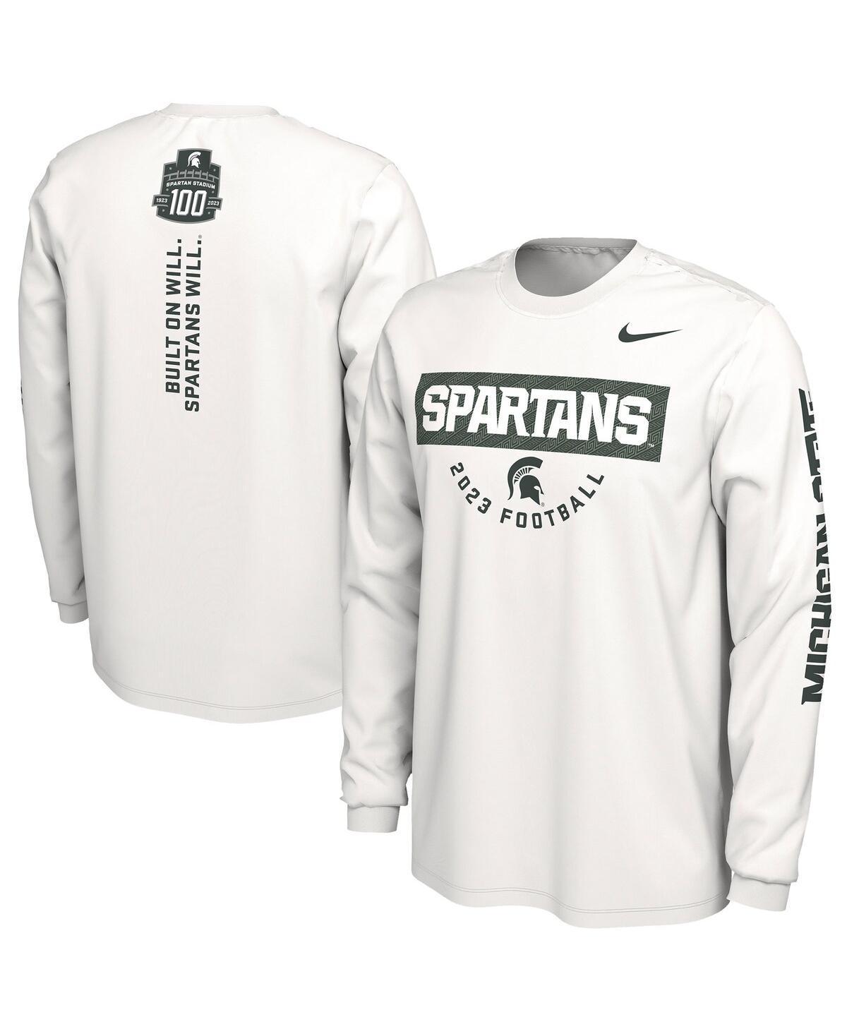 Mens Nike White Michigan State Spartans 2023 Fan Long Sleeve T-shirt Product Image