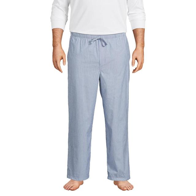 Big & Tall Lands End Broadcloth Pajama Sleep Pants, Mens Product Image