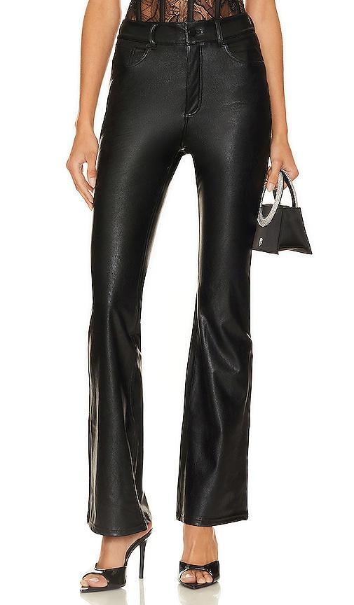 Commando Faux Leather Five-Pocket Flare SLG86 Women's Casual Pants Product Image