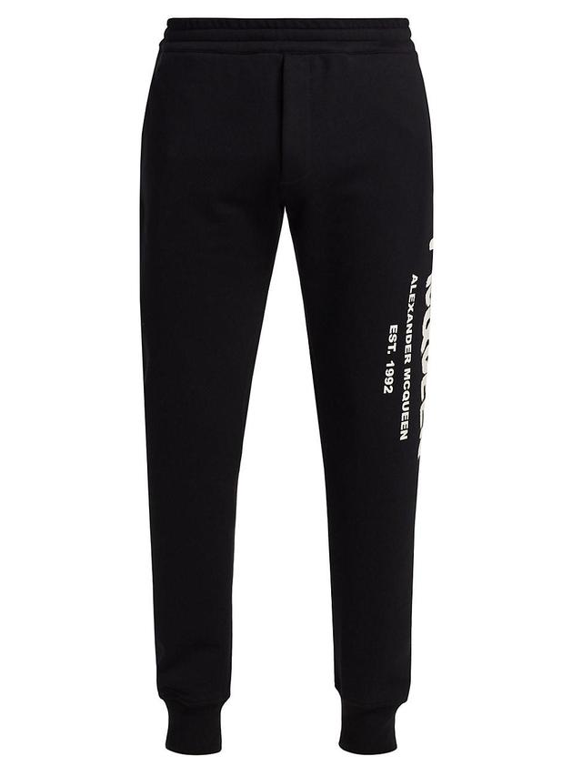 Mens Logo Cotton Jogger Pants Product Image