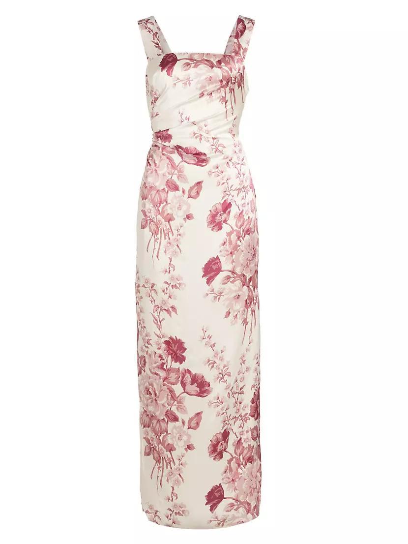 Earl Silk Floral Maxi Dress product image