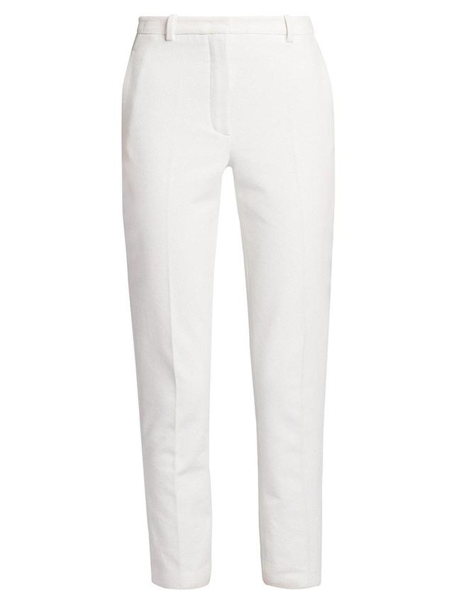 Womens Ankle Crop Trousers Product Image