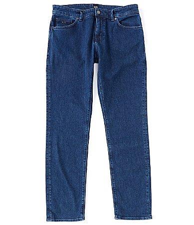 Mens Regular-Fit Jeans in Comfort-Stretch Denim Product Image