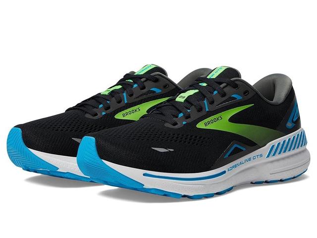 Brooks Men's Adrenaline GTS 23 Hawaiian Ocean/Green) Men's Shoes Product Image