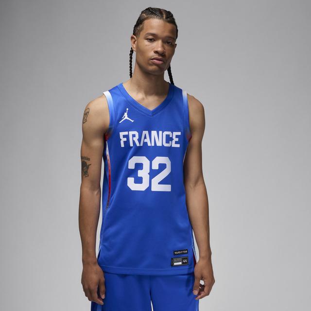 Men's Victor Wembanyama France Limited Road Jordan Basketball Replica Jersey Product Image