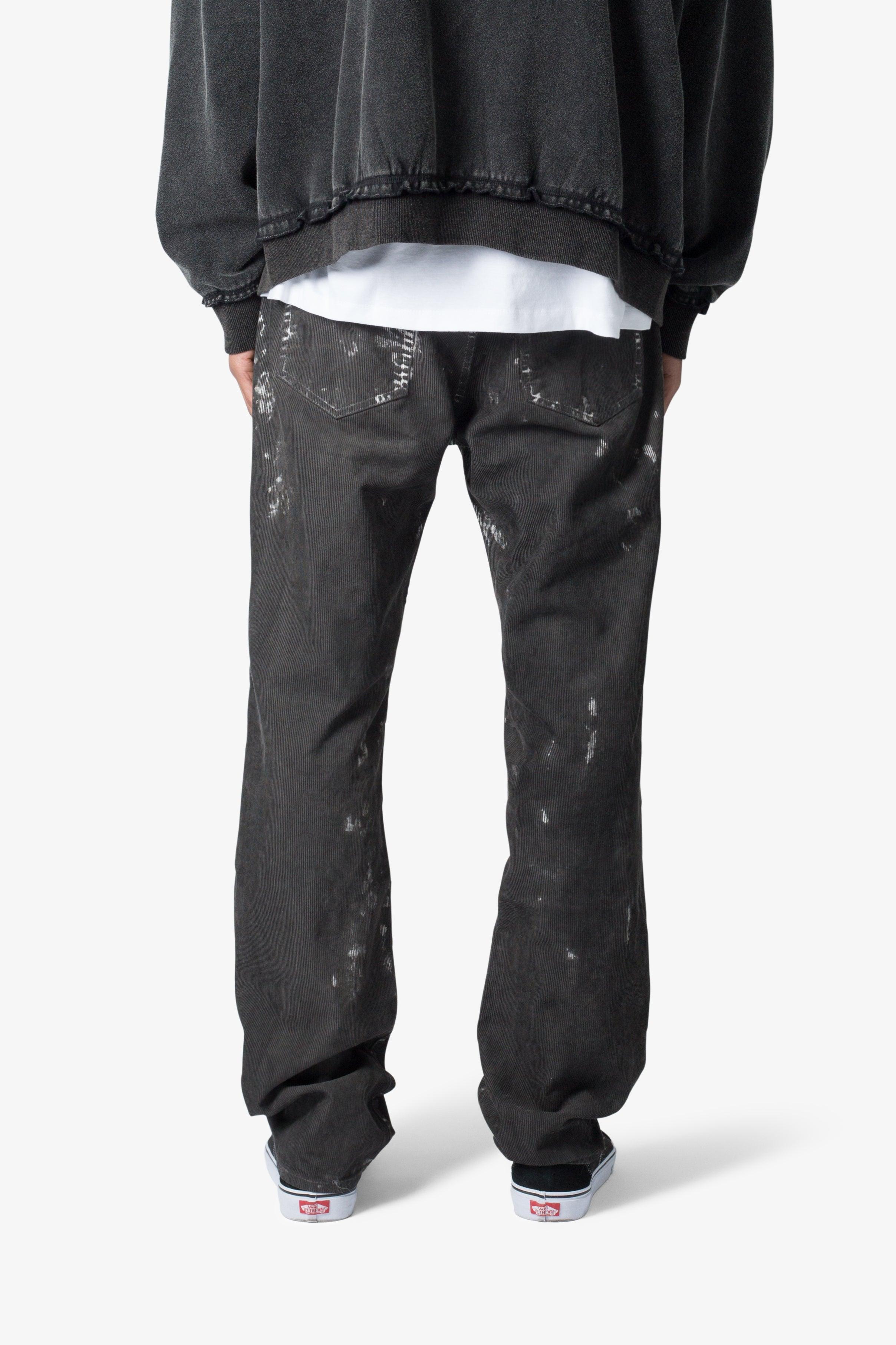 V377 Straight Denim - Washed Black Product Image