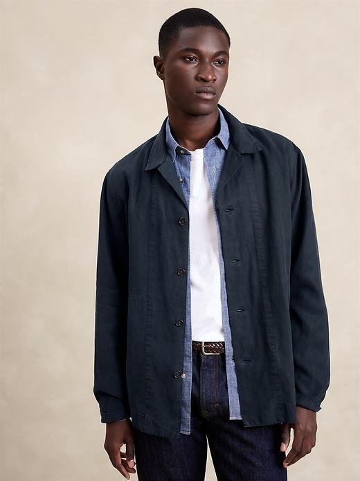 Tencel™-Linen Shirt Jacket Product Image