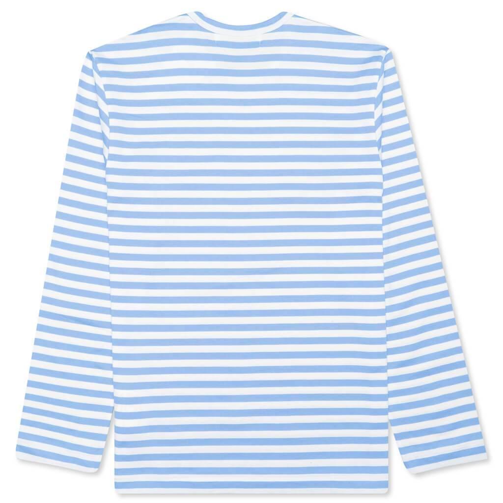 Pastelle Women's Striped L/S Shirt - Blue Female Product Image