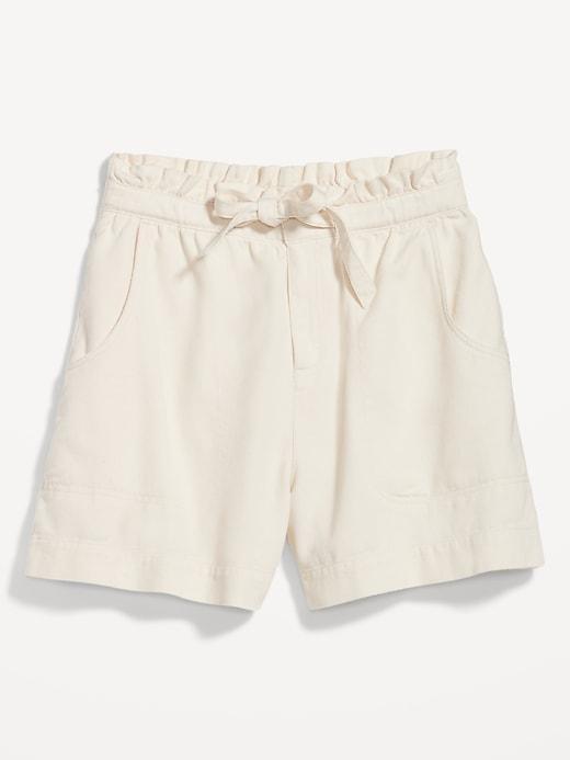 Extra High-Waisted Utility Shorts -- 4-inch inseam Product Image