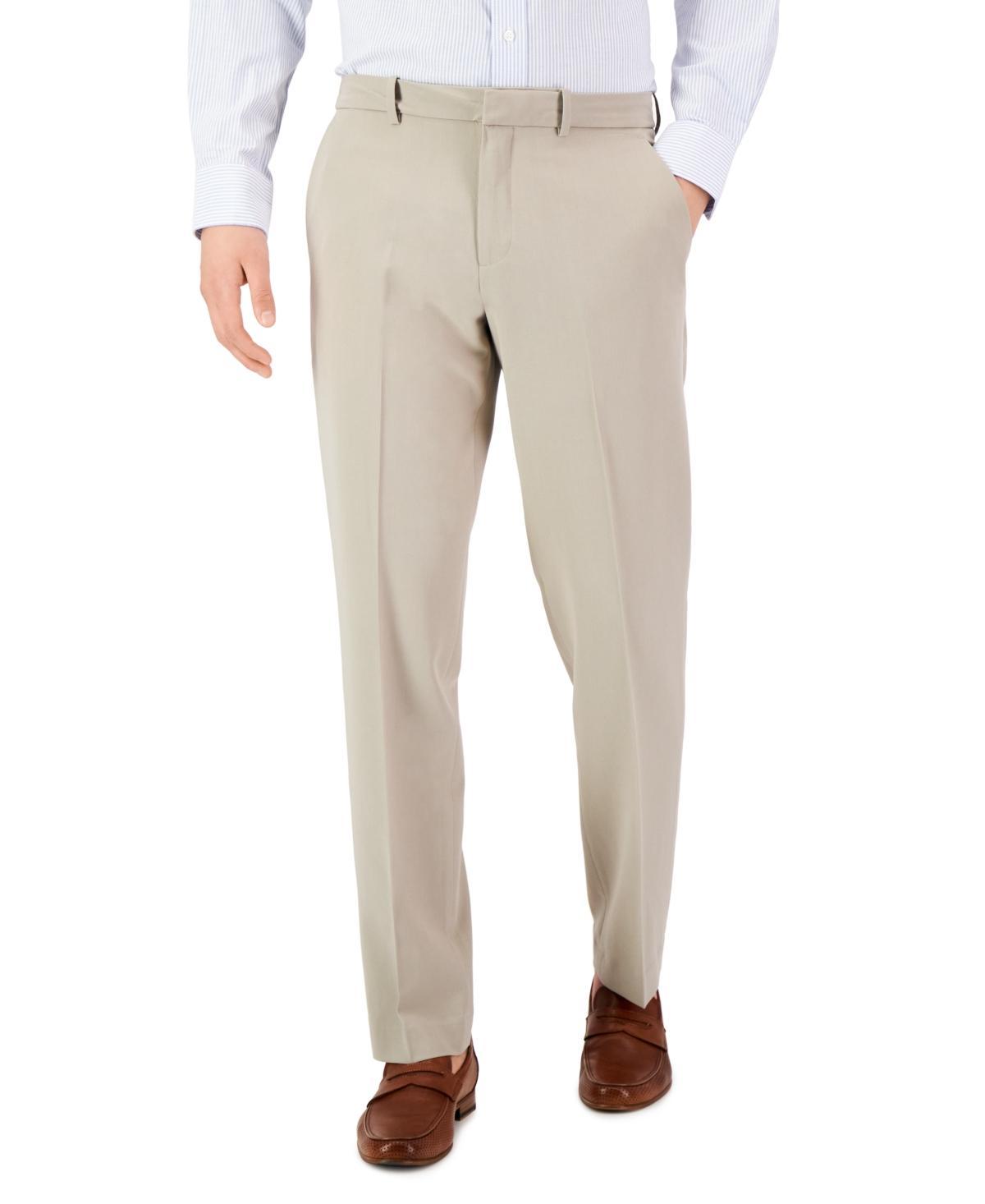 Perry Ellis Portfolio Mens Modern-Fit Stretch Solid Resolution Pants Product Image