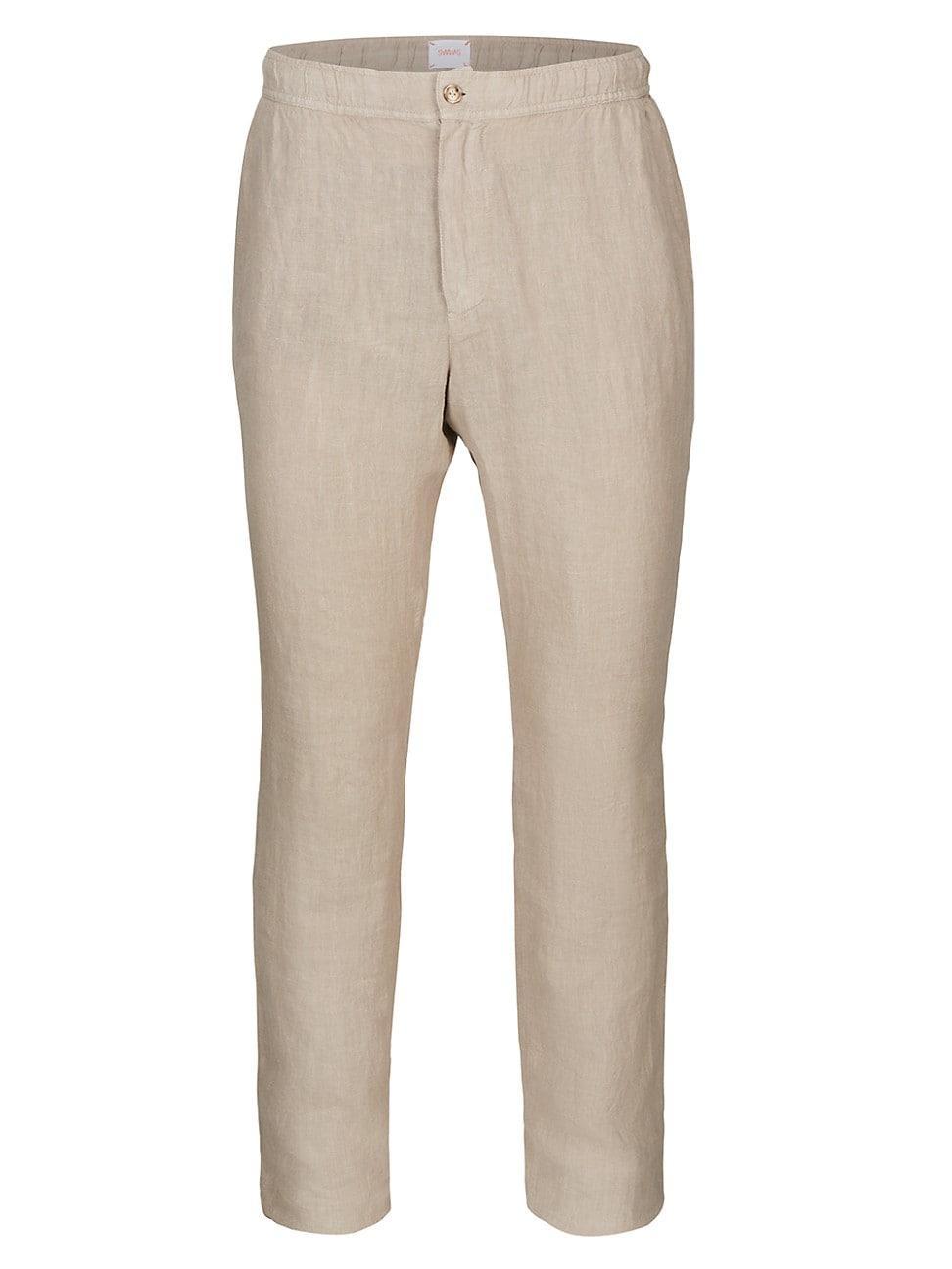 Mens Amalfi Linen Slim-Fit Pants Product Image