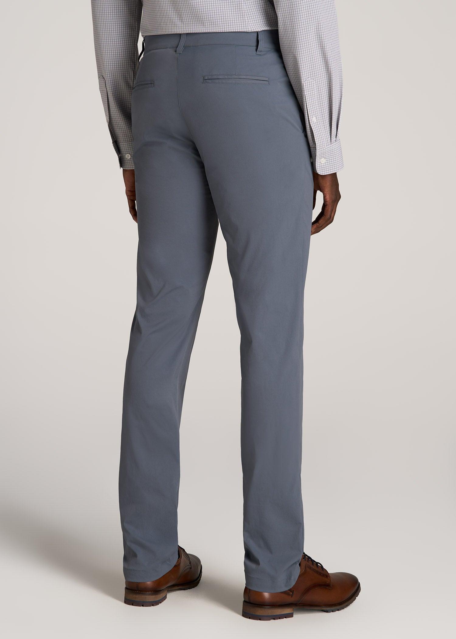 TAPERED FIT Traveler Chino Pants for Tall Men in Smoky Blue Male Product Image