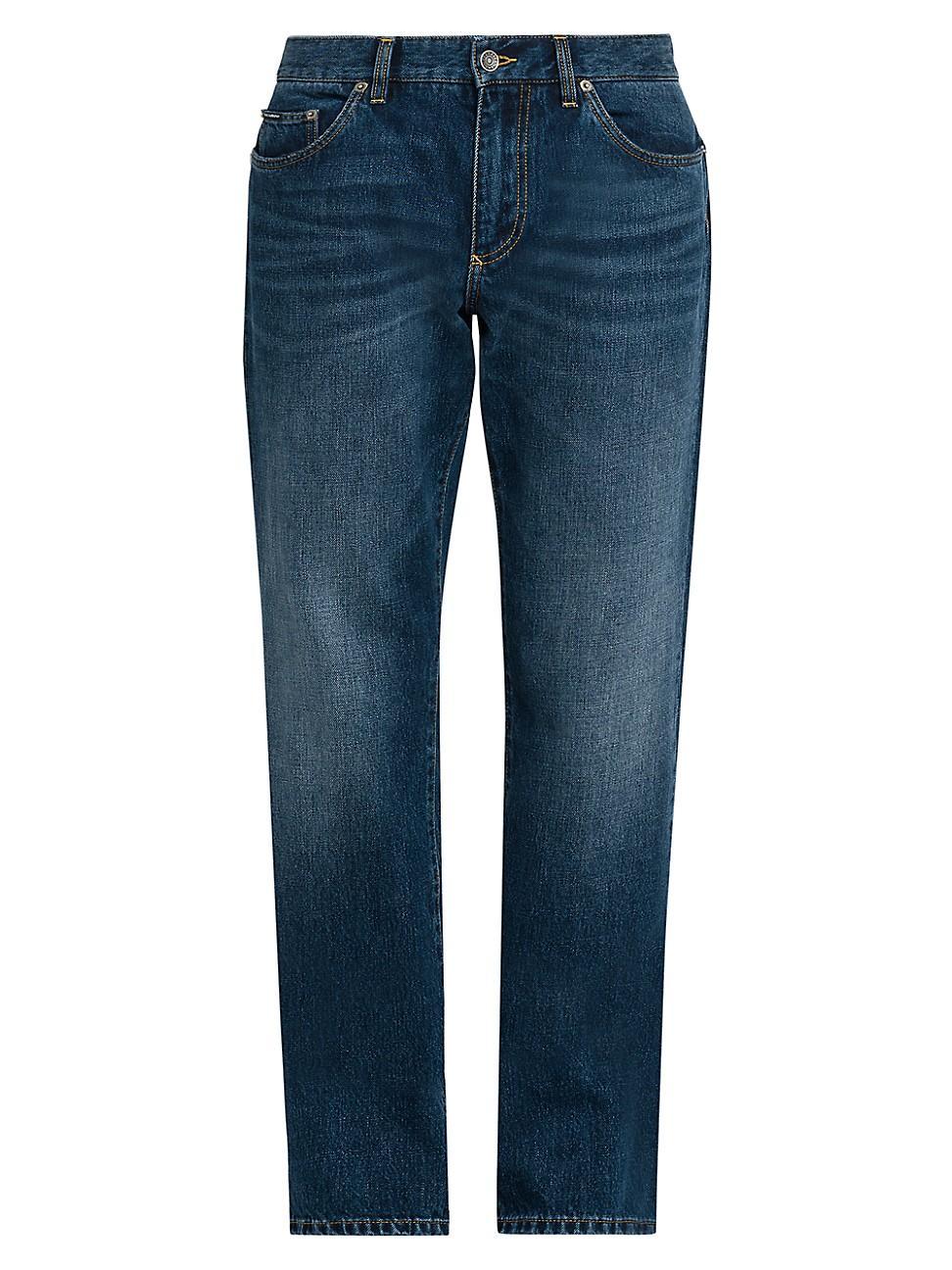 Mens Classic Straight-Leg Jeans Product Image