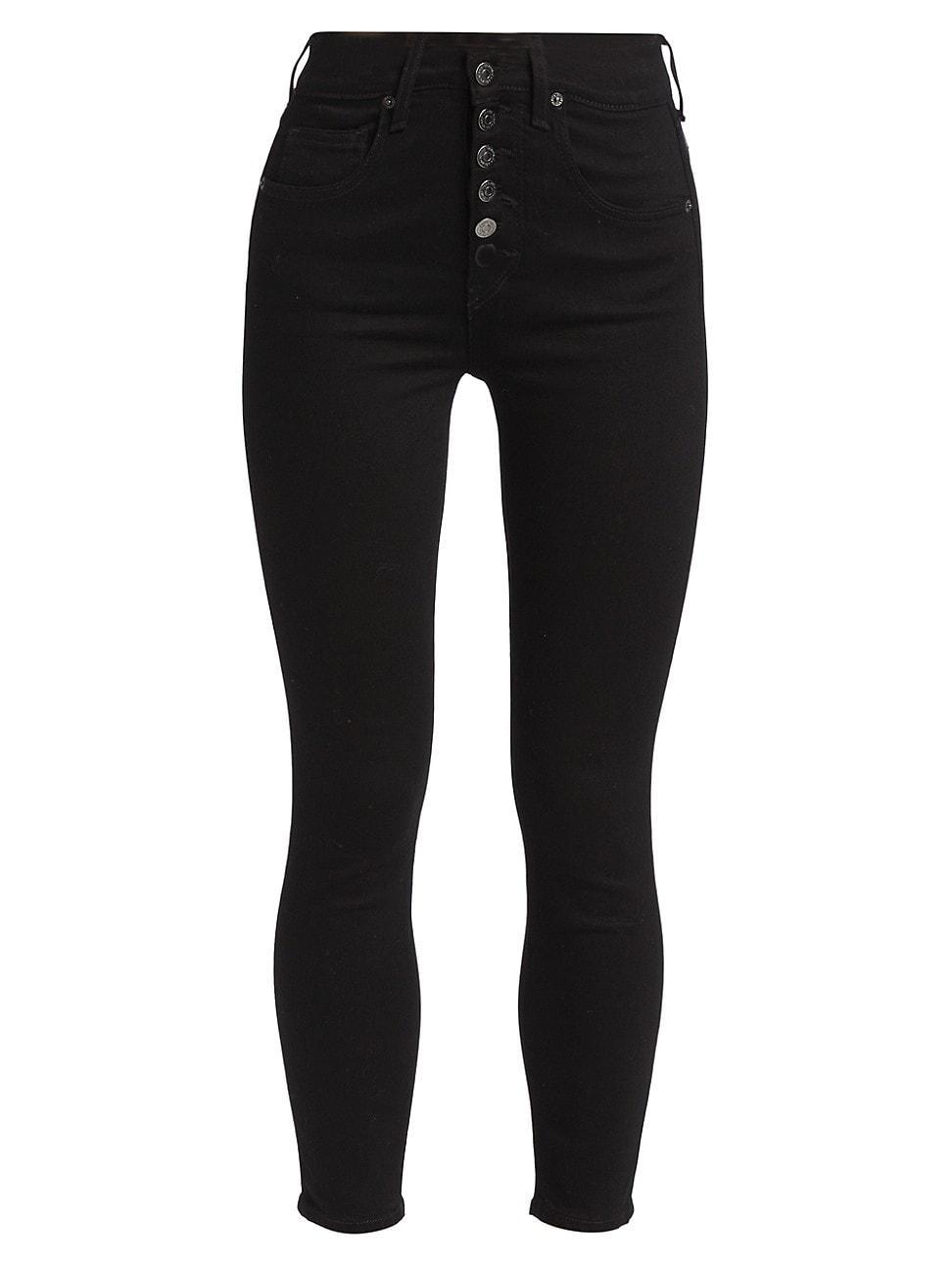 Womens Debbie High-Rise Stretch Skinny Ankle Jeans Product Image