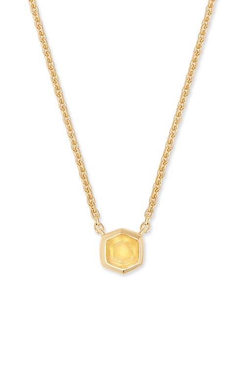 Kendra Scott Davie Pave Sterling Silver Short Pendant Necklace Product Image