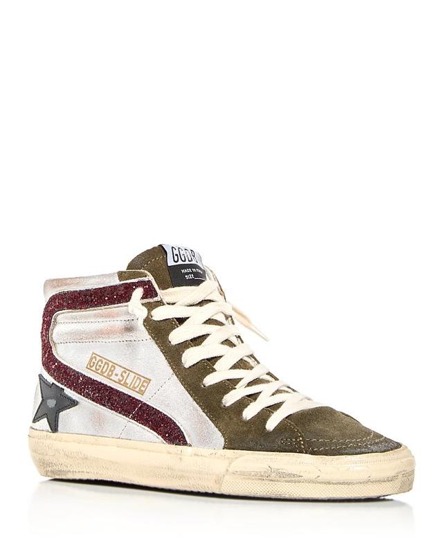 Golden Goose Womens Slide High Top Sneakers Product Image