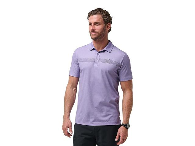 TravisMathew Ukulele Sunrise (Heather Imperial) Men's Short Sleeve Knit Product Image