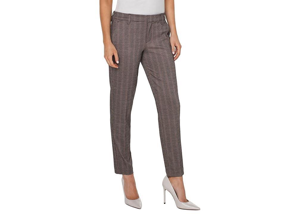 Liverpool Los Angeles Kelsey Trousers (Black Brick Jacquard Stripe) Women's Casual Pants Product Image