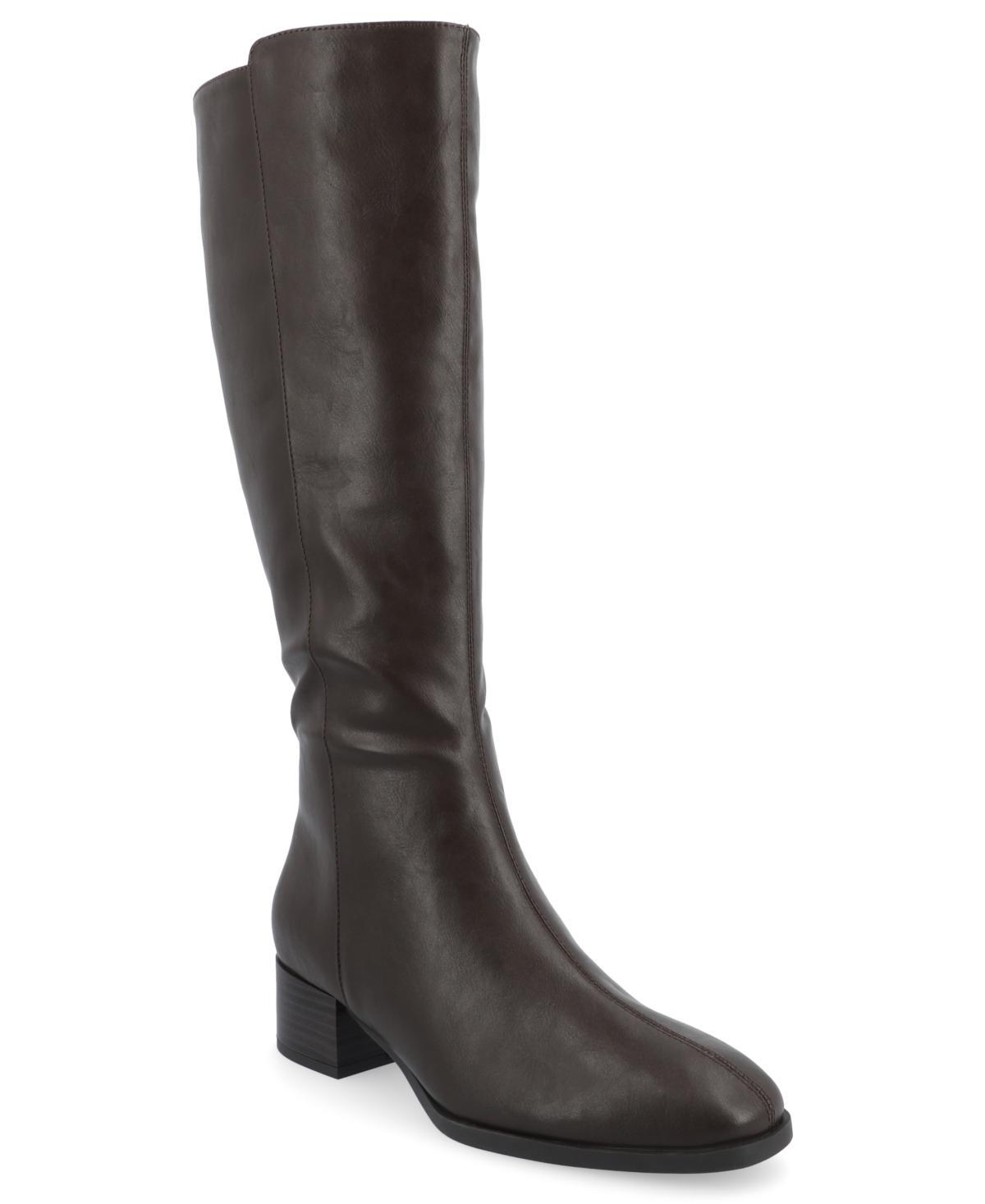 Journee Collection Womens Devri Regular Calf Boots Product Image