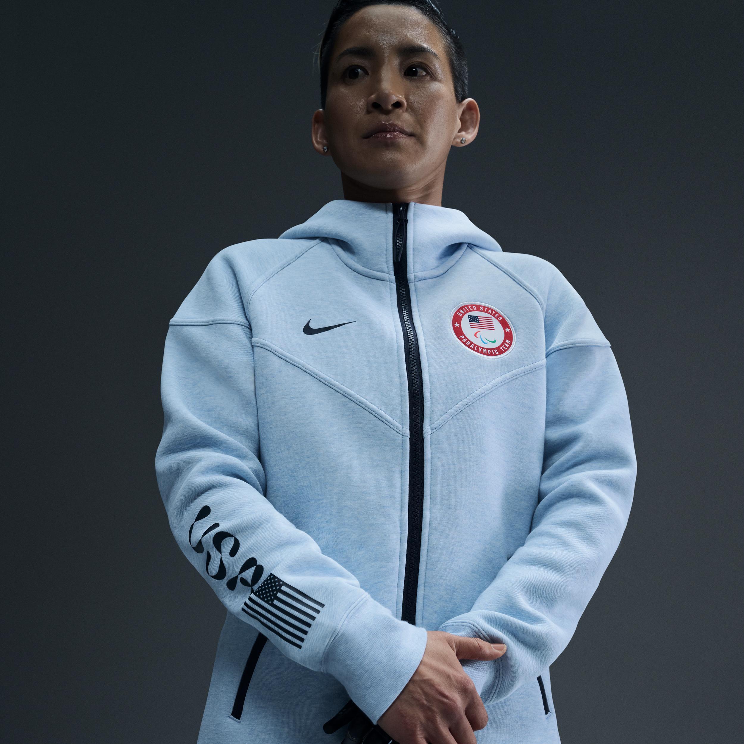 Team USA Tech Fleece Windrunner Women's Nike Full-Zip Hoodie Product Image