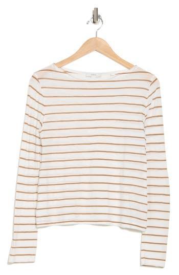 Breton Stripe Top In White Product Image