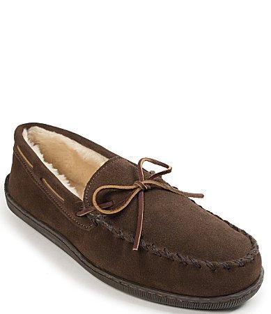 Mens Minnetonka Pile Lined Hardsole Slipper Product Image