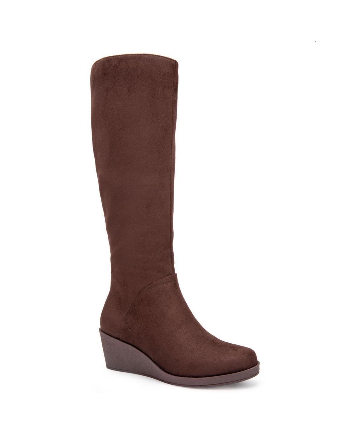 Aerosoles Binocular Womens Wedge Knee-High Boots Product Image