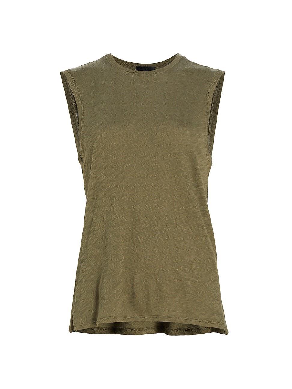 Womens Slub Cotton Jersey Tank Product Image