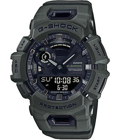 G-Shock Mens Ana-Digi Shock Resistant Green Resin Strap Watch Product Image