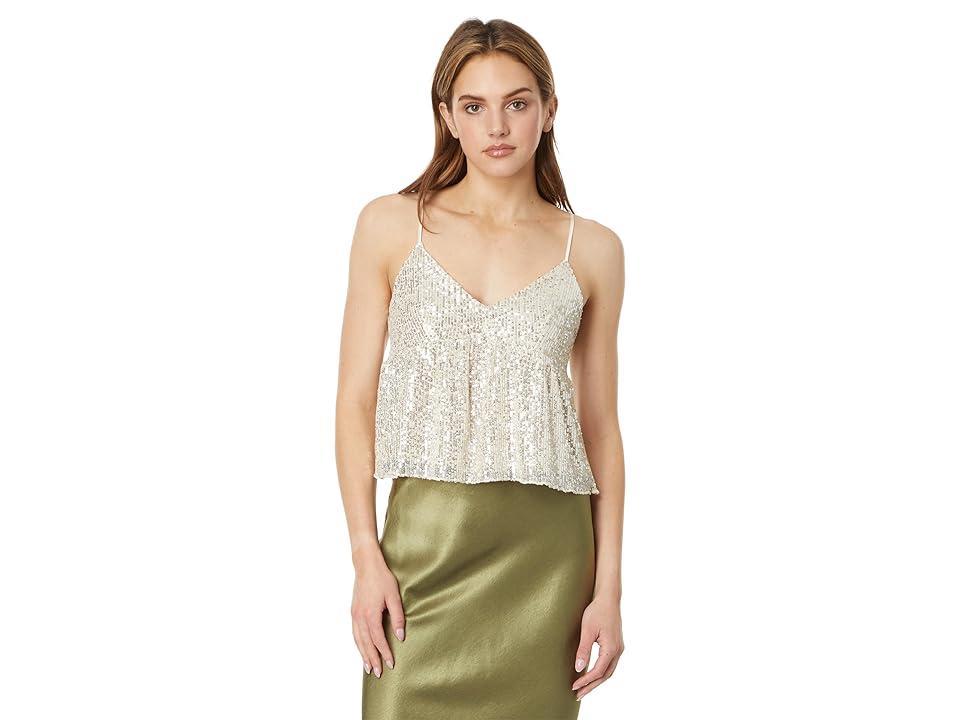 Lucky Brand Sequin Mini Top - Womens Clothing Tops Tees Shirts Product Image