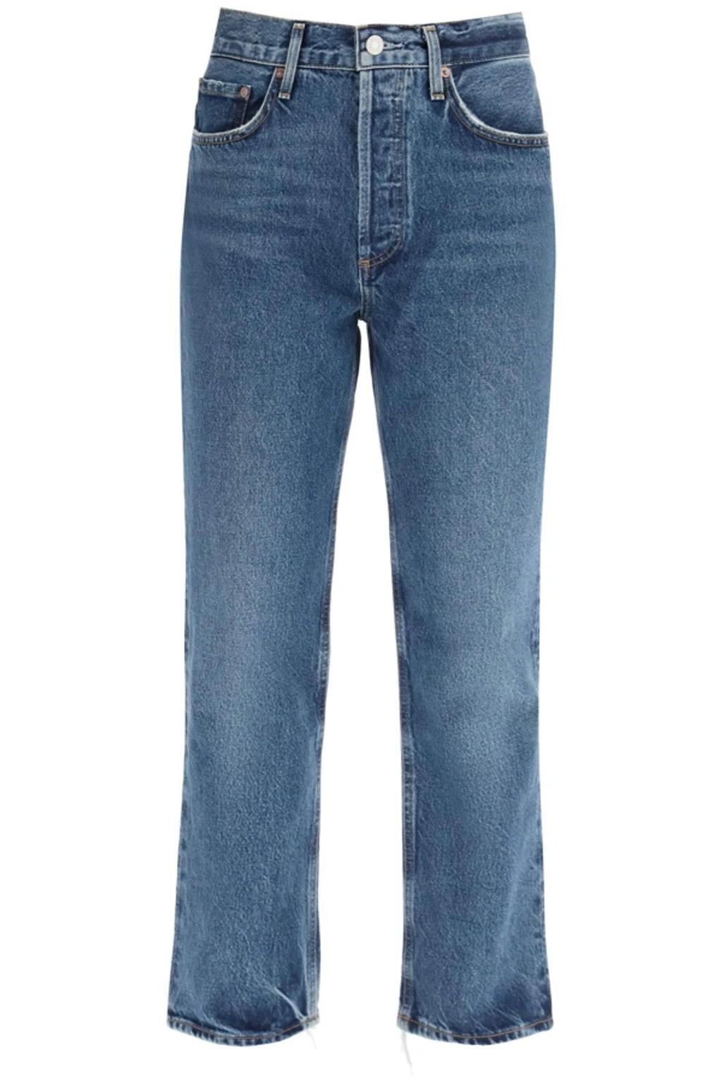 Lana Crop Regular Jeans In Blue product image