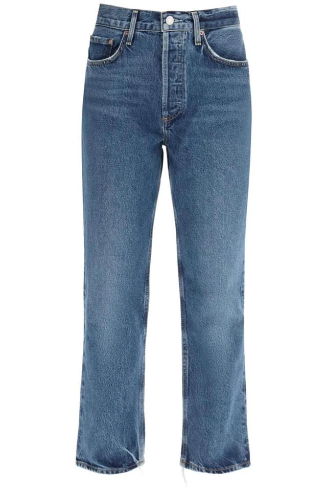 Lana Crop Regular Jeans In Blue Product Image