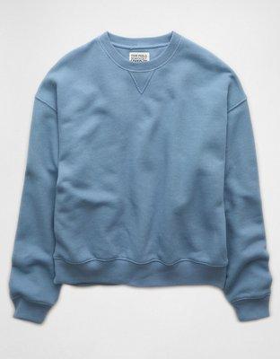 AE Relaxed Graphic Crew Neck Sweatshirt Product Image