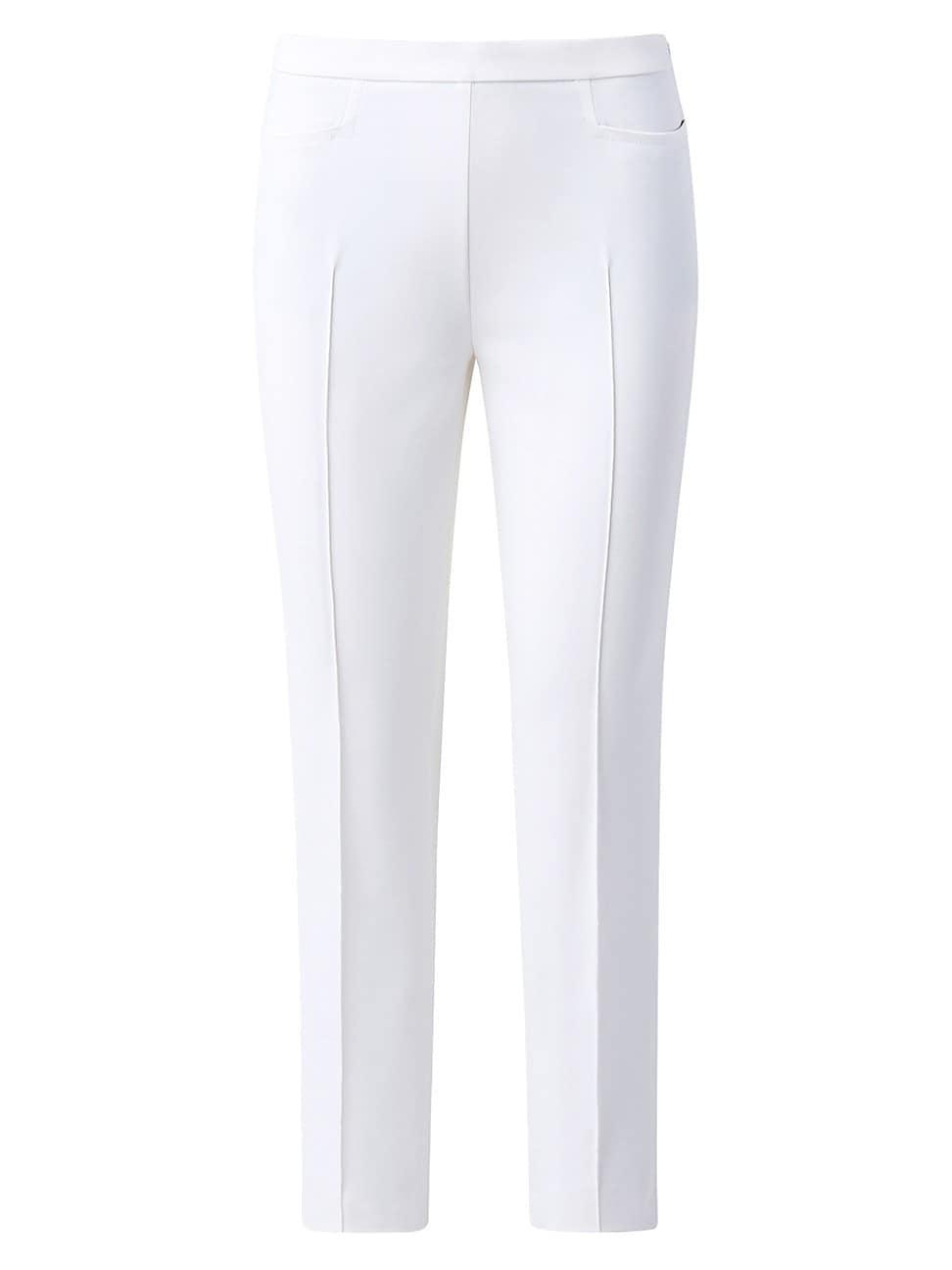 Akris punto Franca Techno Cotton Blend Ankle Pants Product Image