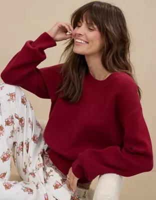 Aerie Cropped Sweater Product Image