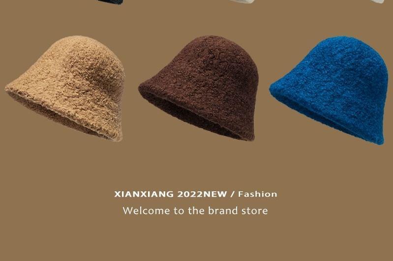 Plain Fleece Cloche Hat Product Image